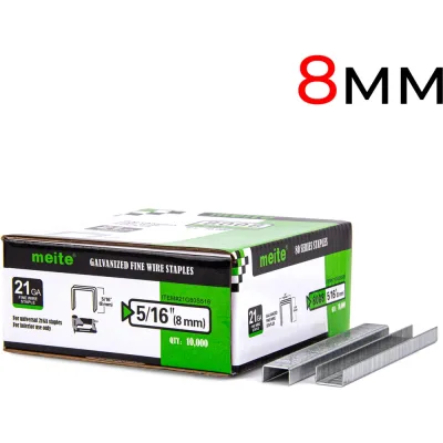 Скоба мебельная обивочная MEITE 80/08 (A-08), упаковка 10 тыс. шт 21G80S516