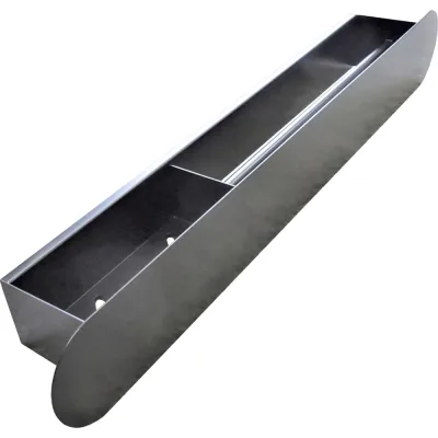 Настенная полка для ванной комнаты Левша LUNA-8 700x95x100, черная У8-5667.Ч