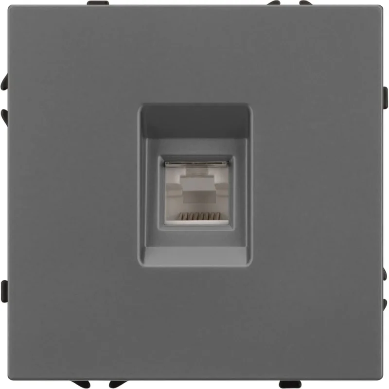 Механизм телефонной розетки Arlight SCT-NOBE-MTL1-SFPL-GR 1шт 054303