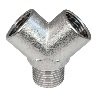 Фитинг тройник Y-образный PI TOOLS Y-3/8FMF резьбовой, для труб. Арт. 0323