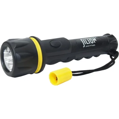 Ручной светодиодный фонарь Jilion 3LED, 2хАА, обрезиненный пластик 9531115