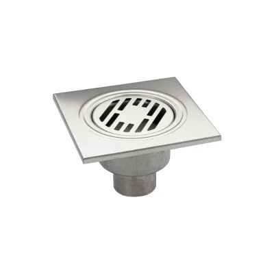Трап из нержавеющей стали Санакс 150х150 мм вертикальный 00022