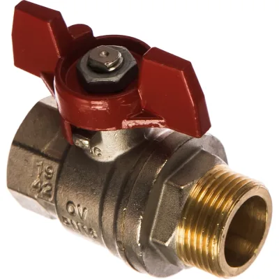Шаровой кран Oventrop Optibal, полнопроходной, DN-20, 3/4", НВ, PN 1076306