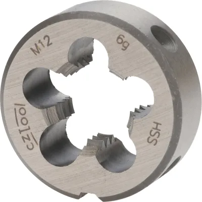 Плашка Bucovice Tools М12 шаг 1.75мм HSS 25x9мм 260120