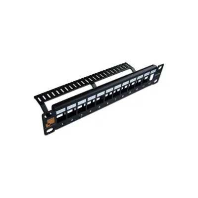 Наборная патч-панель LANMASTER 10, неэкранированная, 12 портов, 1U, LAN-PP12OK-UTP/10