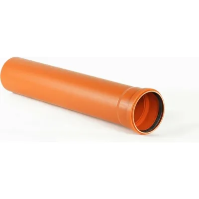 Труба НПВХ канализационная коричневая AQUAVIVA SN4 110х3,2х1000 НК AQV11032100 67430