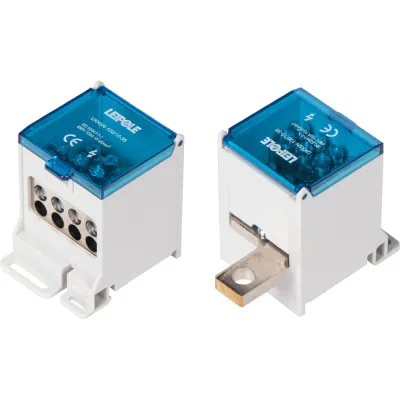 Распределительный блок (коробка) Leipole 100А, 690В, на DIN-рейку UKK6N-100/10-35/8x16 5012.069