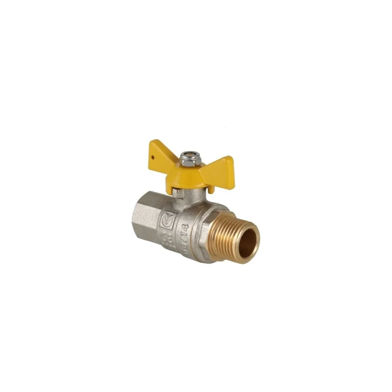 Шаровый кран VALGAS газовый, рукоятка бабочка, 3/4 в/н VT.278.N.05