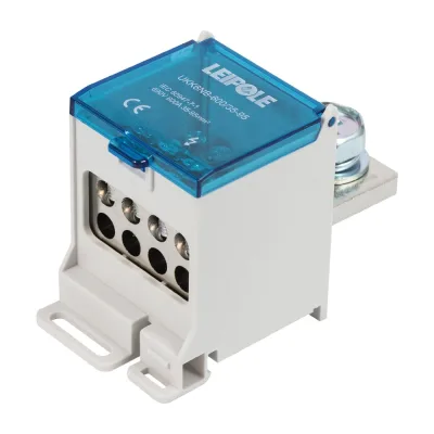Распределительный блок (коробка) Leipole 600А 690В на DIN-рейку UKK6NB-600/35-95/8x16 5012.118