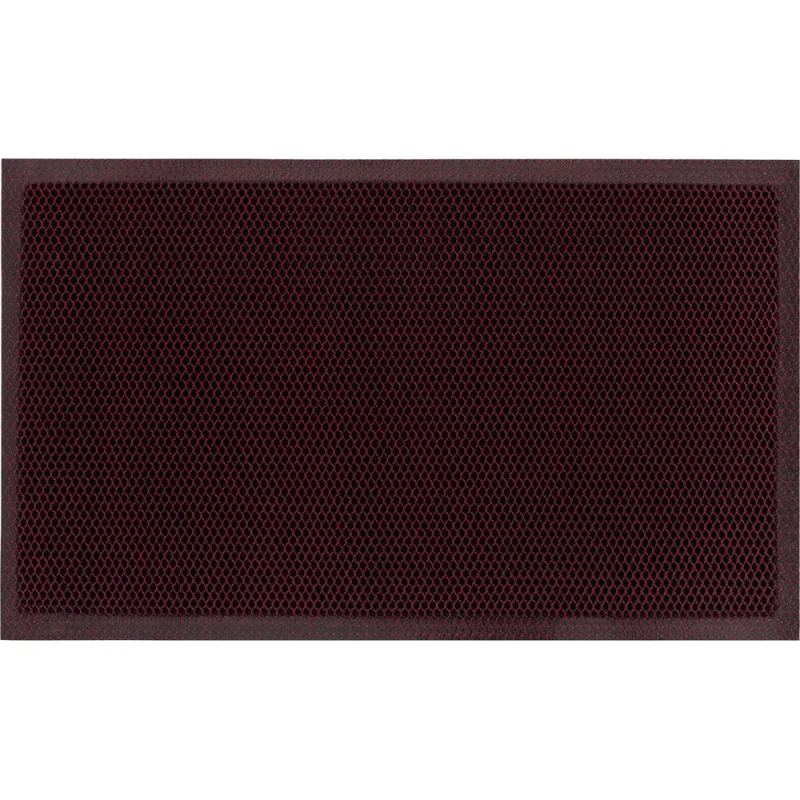 Напольный коврик ComeForte Mesh Mat 40x60 см красно-черный MM-01