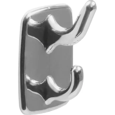Самоклеящийся крючок Amig пластик, покр. хром 2шт. в дисп. 204-40х24х24 CR