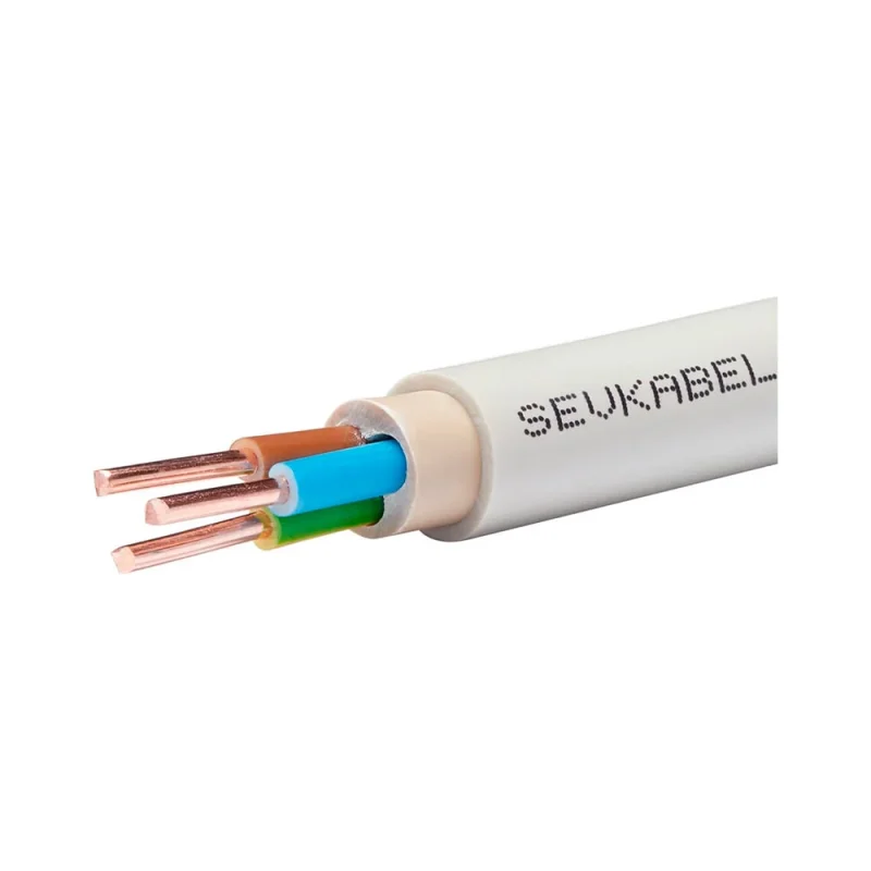 Кабель Севкабель NYM нгLS 3х1,5 мм, 30 м 05528