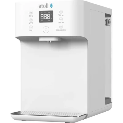 Настольный обратный осмос фильтр для воды термопот, водомашина Atoll Freelancer 2 White c нагревом ATEFDR127