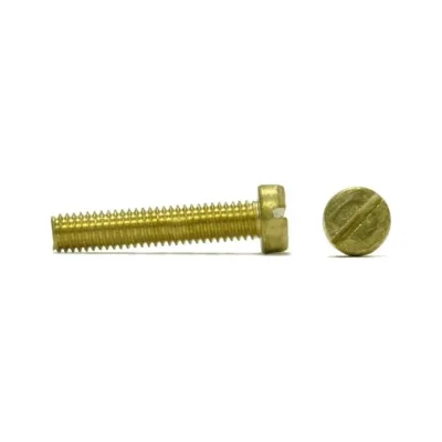 Винт ЦКИ DIN84, М2x8 мм, ЛАТ., SL, 3.0x0.5 мм, 20 шт. 6807