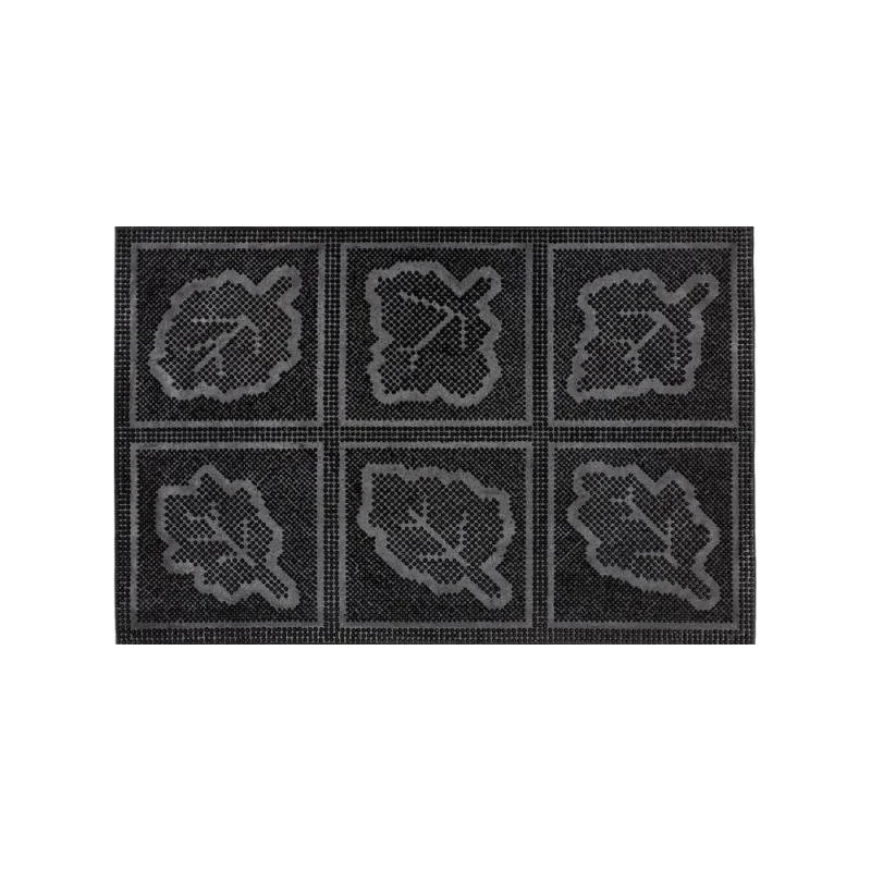 Придверный резиновый коврик ComeForte PIN MAT Листья 40х60 см PM-008
