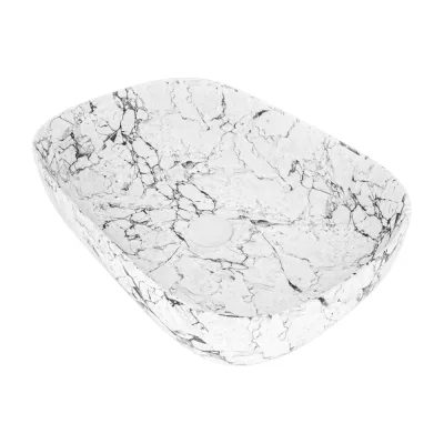 Раковина Teymi Solli 60 artceramic, накладная, Белый Мрамор T50398 ЦБ-00269466