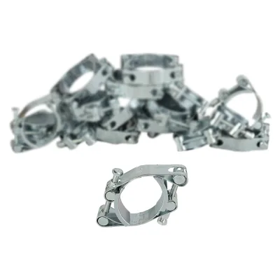 Хомут силовой двухболтовый Rusbelt 100-110 мм, W1, 10 шт. 00-00041393