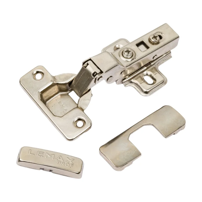 Петля Lemax PROF clip-on, с доводчиком, 105 градусов, полунакладная, никель M301-Half(L)