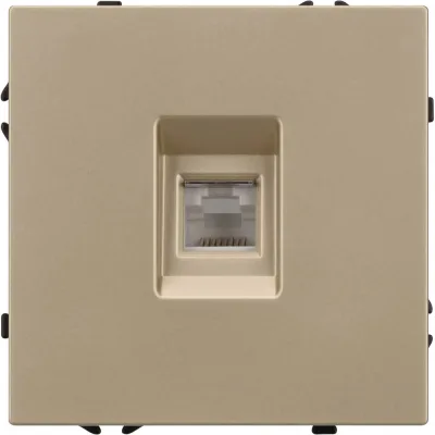 Механизм телефонной розетки Arlight SCT-NOBE-MTL1-SFPL-GD 1шт 054302