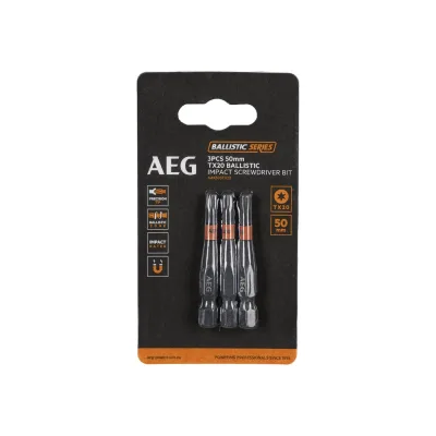 Биты ударные AAK503TX20 (3 шт; TX20; 50 мм) AEG 4932479187