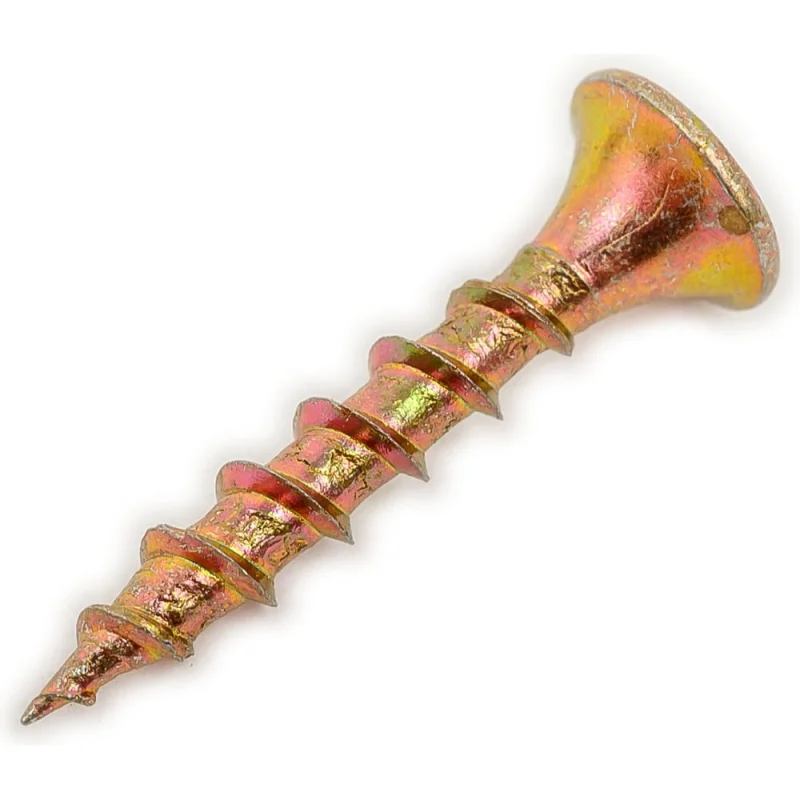 Саморез по дереву Dr. Bronz острый, желтый цинк, 3.5x25 мм, 0.5 кг JC2505