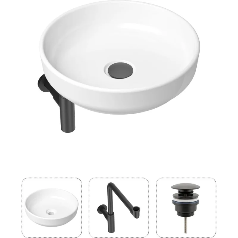 Накладная раковина для ванной Lavinia Boho Bathroom Sink Slim в комплекте 3 в 1 21520210