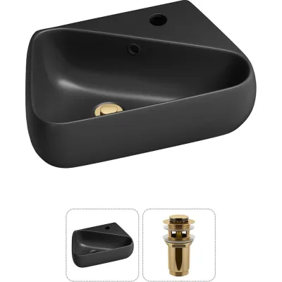 Комплект Wellsee 2 в 1 Lavinia Boho Bathroom Sink накладная/подвесная раковина 44x27 см 20216627R