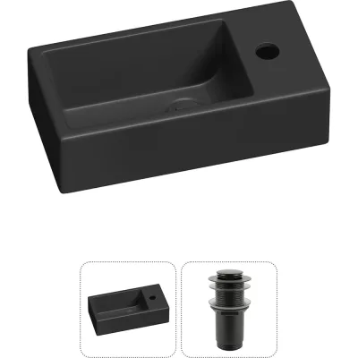 Комплект 2 в 1 Lavinia Boho Bathroom Sink накладная/подвесная раковина 40x20 см 20215982R