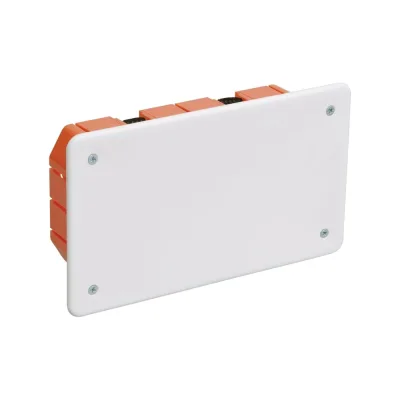 Распаечная коробка IEK 172x96x45, для полых стен, с саморезами, пластиковые лапки, КМ41026 UKG11-172-096-045-P