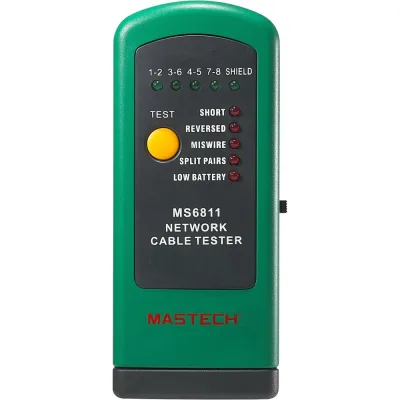 Тестер кабеля Mastech MS6811 замыкание, обрыв, идентиф. в многож. кабелях 00-00000254 M195