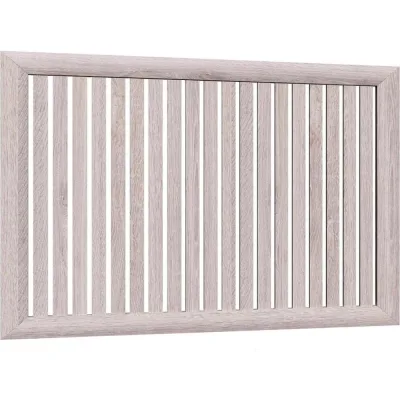Реечный экран для радиатора Стильный Дом 120x60 см, Ясень светлый v530767
