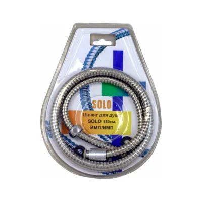 Шланг для душа RM 150 см 1/2"х1/2" имп/имп SOLO-150ii