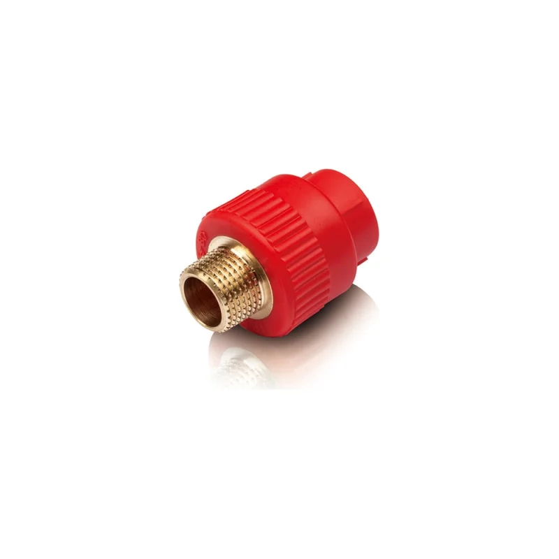 Резьбовая муфта Blue Ocean "Fire Secure" (нар) - 25x3/4", противопожарный полипропилен Fire-S-B1 PPRF/EA(R)-25х3/4"