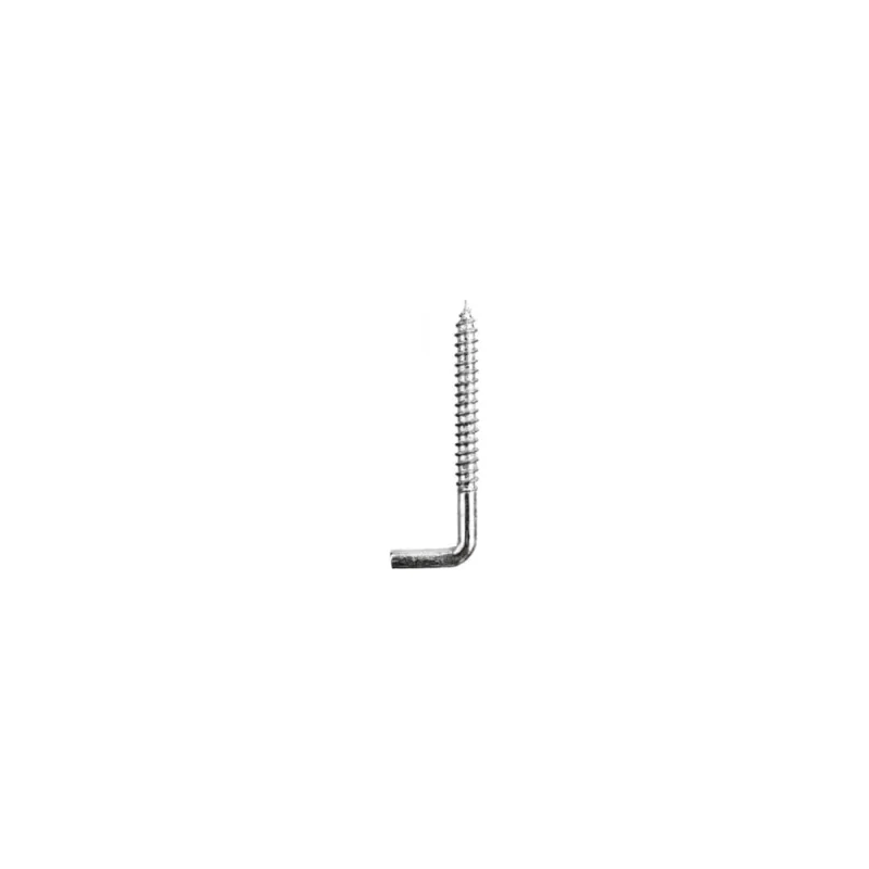 Шуруп-крючок Г-образный для крепления подвесных предметов сталь оцинкованный 5х80 мм, 15 шт. ARNO INDUSTRIES ABR105008030298