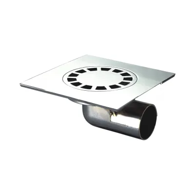 Трап ORE D1050G, 100х100 мм, гориз., слив 50 мм, мет. 7079988607436