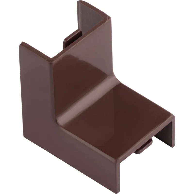 Внутренний угол EKF 16х16 Plast PROxima под темное дерево 4 шт ibd-16-16x4