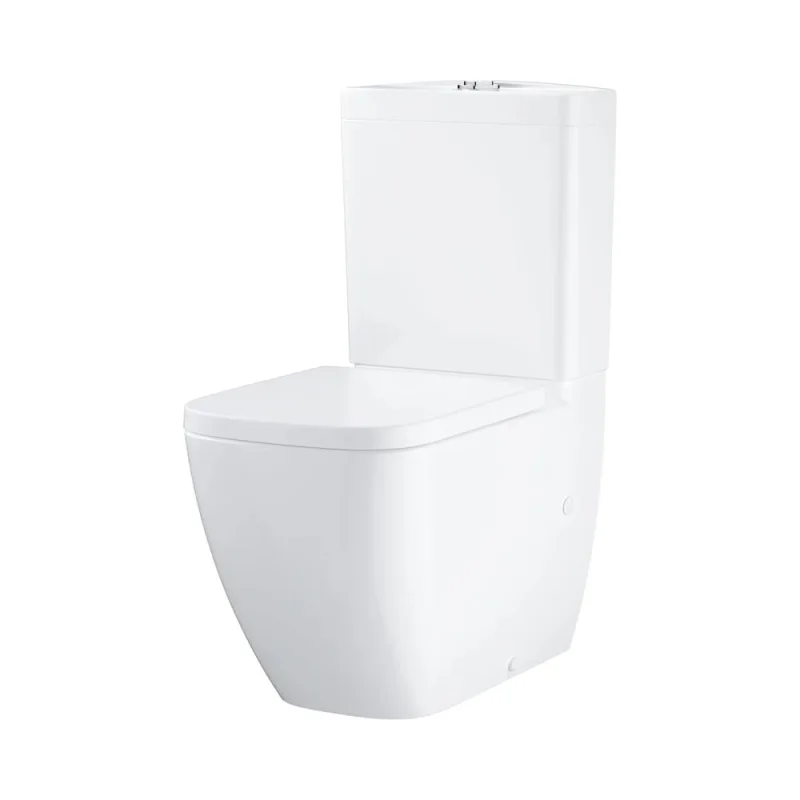 Унитаз-компакт с бачком и сиденьем микролифт GROHE Clova, альпин-белый 39909000
