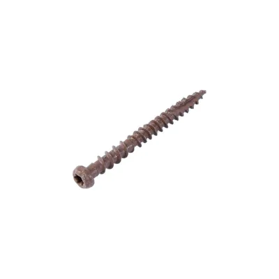 Шуруп для террасной доски Rusconnect CRB 0570, 5х70 мм, 100 шт. коричневый 363570