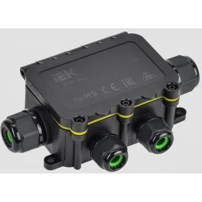 Распределительная герметичная коробка IEK wtp-405 6 вводов ip68 UWB10-X-450-41-06-68