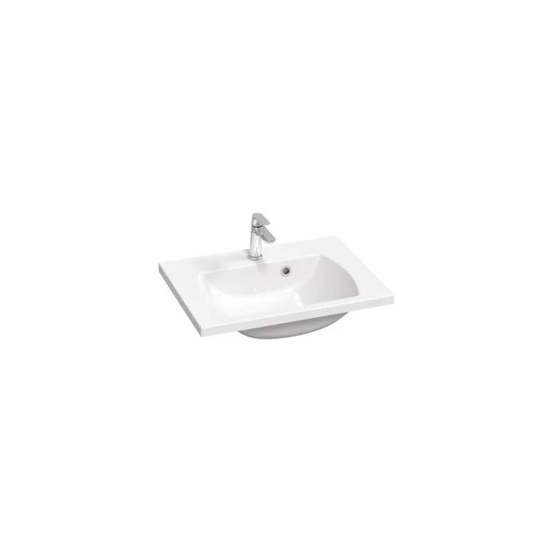 Умывальник RAVAK CLASSIC II 600 N белый с отверстиями XJX01160003