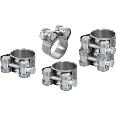 Силовой хомут из нержавеющей стали KRAFT W2, 23-25 мм, уп. 5 шт. KT 880515