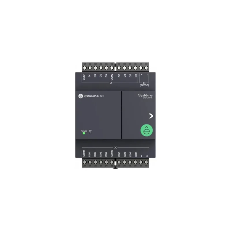 Дискретный модуль ввода/вывода Systeme Electric 24 VDC; 8 IO: 4 DI, 4 DO (транзистор) SM172EDM0810