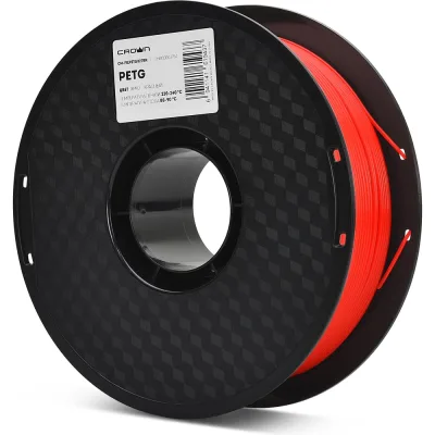 Филамент Crown CM-FILPETG027BR PETG 1.75 1кг ярко красный CM000003754