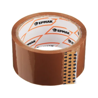 Клейкая лента ЕРМАК коричневая, 48мм x 40м 472-057