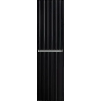 Пенал настенный Art&Max ELEGANT подвесной, Чёрный матовый AM-ELEGANT-1500-2А-SO-NM-LED