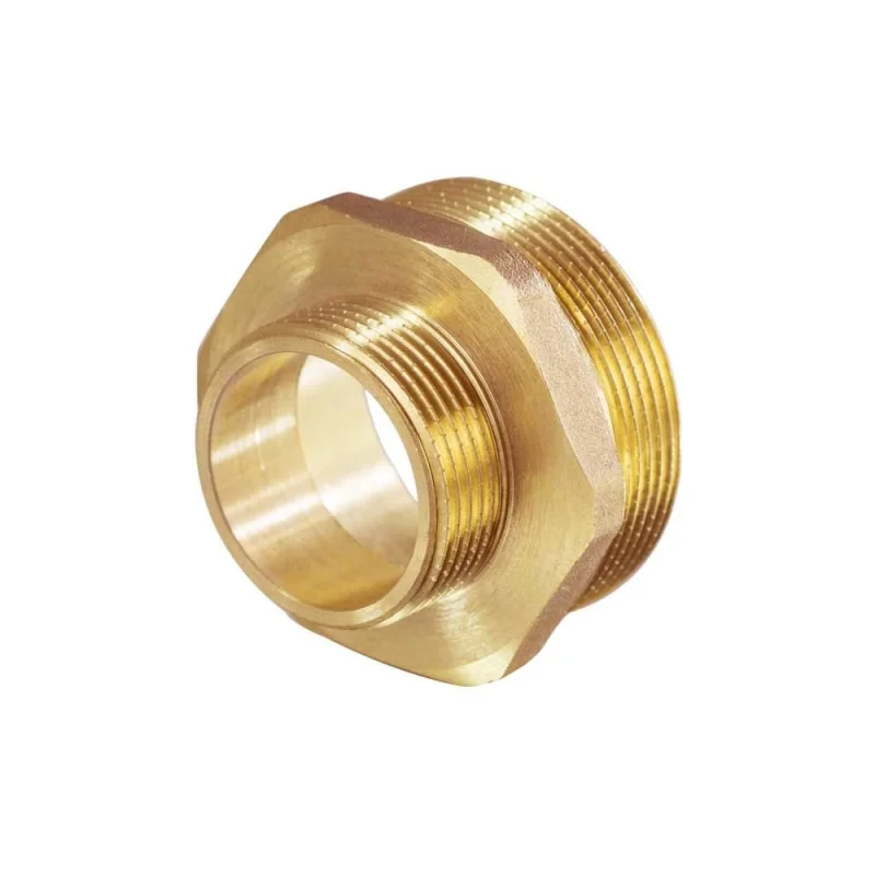 Ниппель переходной латунный ViEiR 3/4 ш × 1 ш (две наружные резьбы) SH54