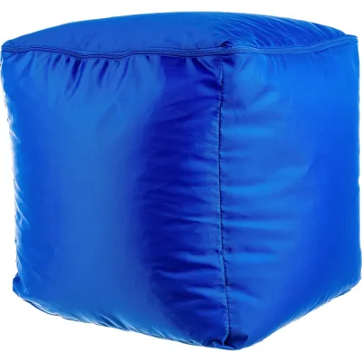 Пуфик DreamBag куб синий оксфорд 3901001