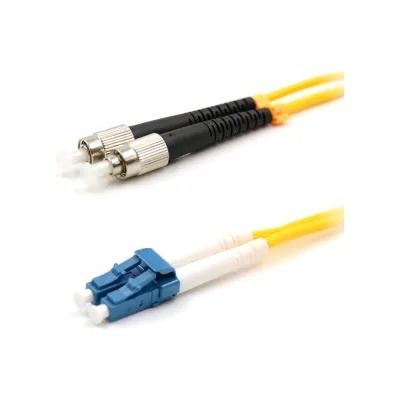 Оптический переходной патч-корд REXANT (SM), 9/125 (OS2), LC/UPC-FC/UPC, дуплекс, LSZH, 15м 50-2530
