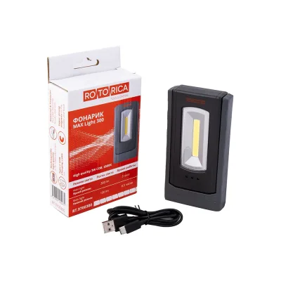 Фонарик Rotorica max light 300 RT.9700300