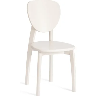 Стул DIAMANTE жесткое сидение бук, 42x42x85 см, ivory white Tetchair 24684